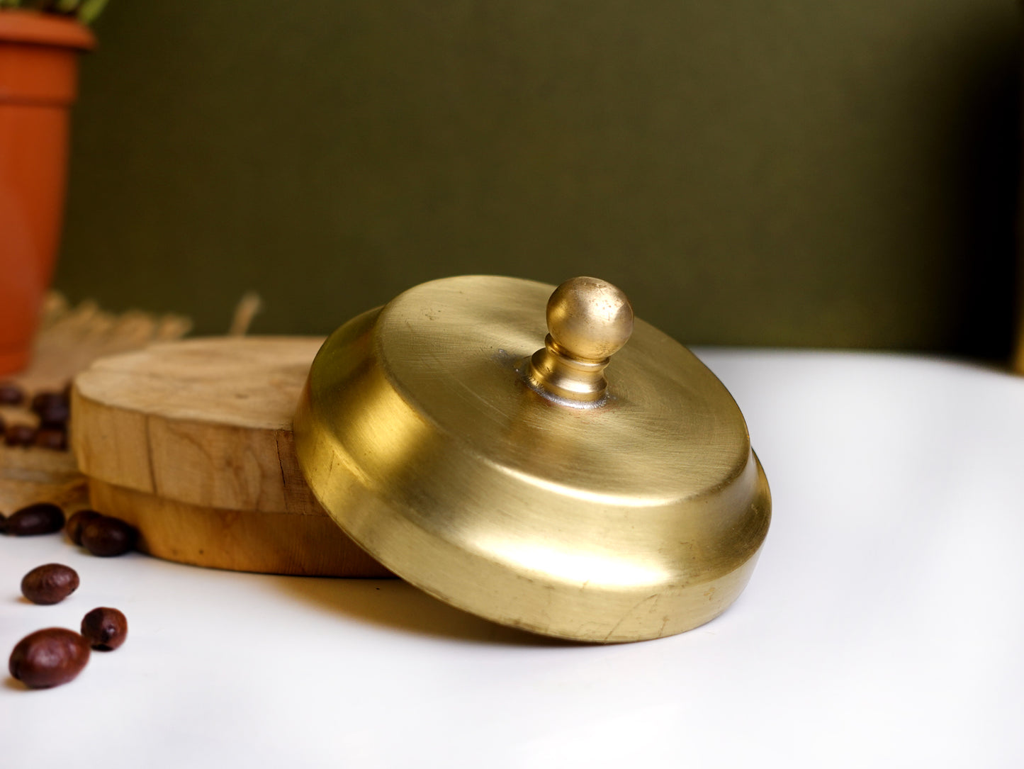 Brass - Coffee Filter - Mat Finish - Micro Holes .