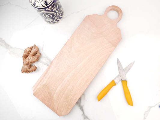 Chopping Board - Wooden - Single - Mango Wood - Single Sheet Cut - 20*7 Inch