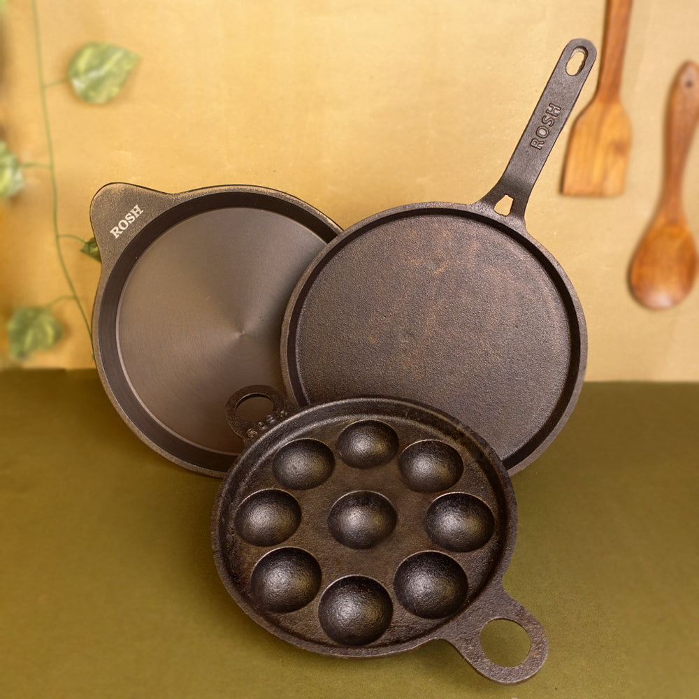 Iron and Cast Iron Cookware