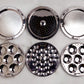 Argent Triply Multi Kadai with lid and 6 plates, 2 Idli palate, 1 cavity appam plate, 1 steam plate, 2 patra plate