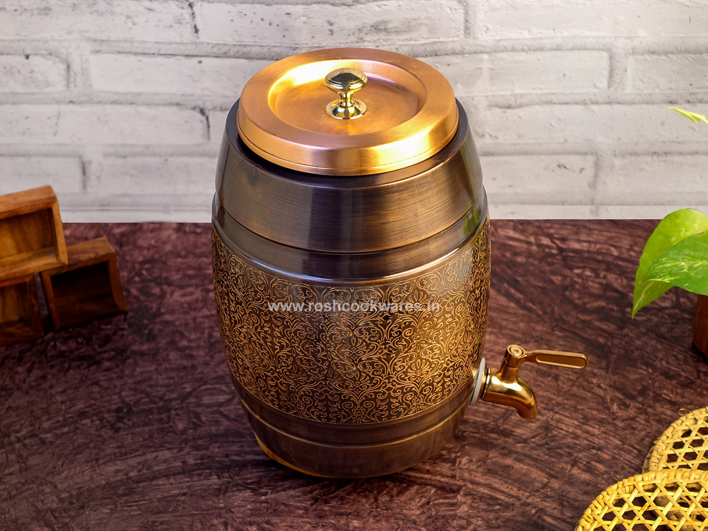 Copper Water Tank - 5 Ltr