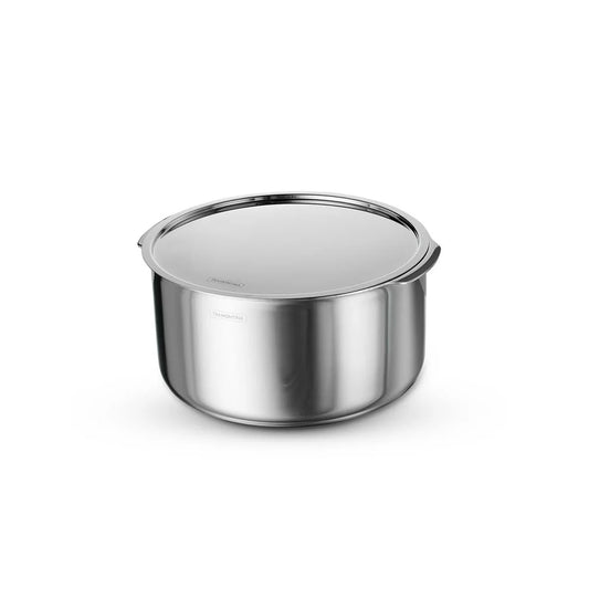 Tramontina Aeion Triply 16cm/1.6L Tope with SS 304 Lid | Healthy, Non Toxic | Extended Grip | Bhagona | Tapeli | Patila | for Boiling Milk/Water | NSF Certified | 10 Year Warranty*