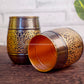 Copper Glass - Dholak - Set of 2