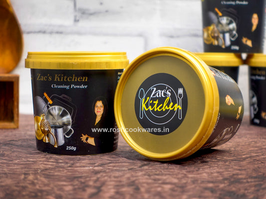 Cleaning Powder  - Zac's Kitchen Cleaning Powder - Brass , Bronze , Copper, Iron & Cast Iron Cleaning Powder .