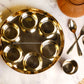 Thali Set - Kansa - 11 Pcs Set . Maharaja