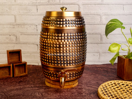 Copper Water Tank - 5 Ltr - Barrel Bubble.