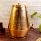 Copper Water Tank - 5 Ltr - Conical Hammerred.