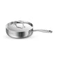 TRAMONTINA Aeion Triply 24cm/2.8L Saute Pan with SS 304 Lid | Healthy Non Toxic | Curry | Stir-Fry | Deep Fry | Saute | Induction Friendly | Stay Cool Handle | NSF Certified | 10 Year Warranty*