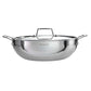 TRAMONTINA Aeion Triply 24cm/2.6L Kadai with SS 304 Lid | Healthy Non Toxic | Kadhai for Curry | Deep Fry | StirFry Cooking | Induction Friendly | Stay Cool Handle | NSF Certified | 10 Year Warranty*