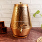 Copper Water Tank - 5 Ltr - Conical Hammerred.