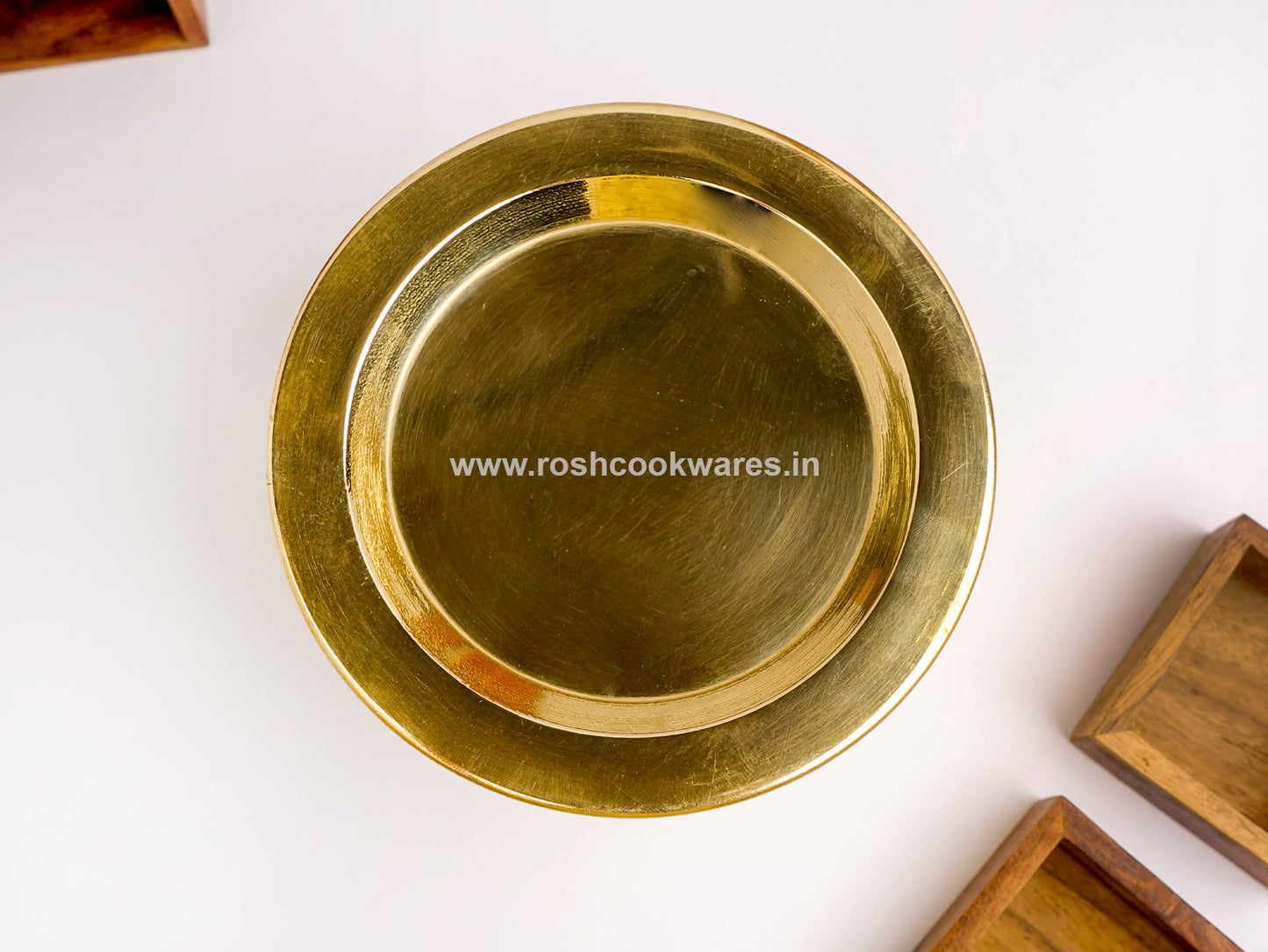 Brass Mini Tope - Venjana Kinnam - Apt for Cooking Serving and Reheating . (With Lid)