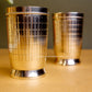 Glass Checks - Bronze - Set of 2.