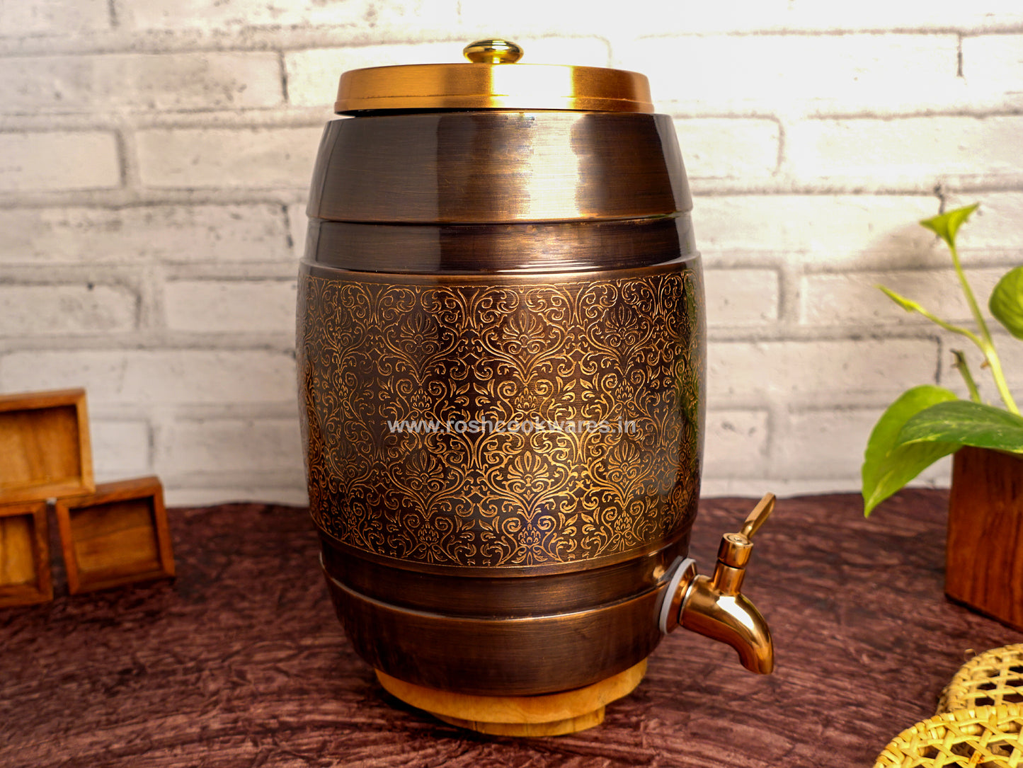 Copper Water Tank - 5 Ltr