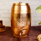 Copper Water Tank - 5 Ltr - Barrel Copper Hammerred..