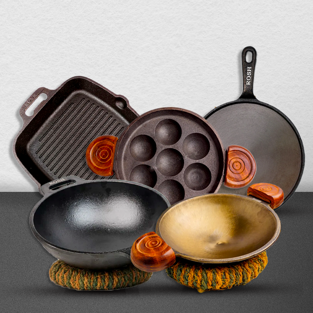 Iron and Cast Iron Cookware – Rosh Cookwares