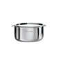 Tramontina Aeion Triply 24cm/5.3L Tope with SS 304 Lid | Healthy, Non Toxic | Extended Grip | Bhagona | Tapeli | Patila | for Boiling Milk/Water | NSF Certified | 10 Year Warranty*