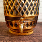 Copper Water Tank - 5 Ltr - Barrel Self Print Diamond.