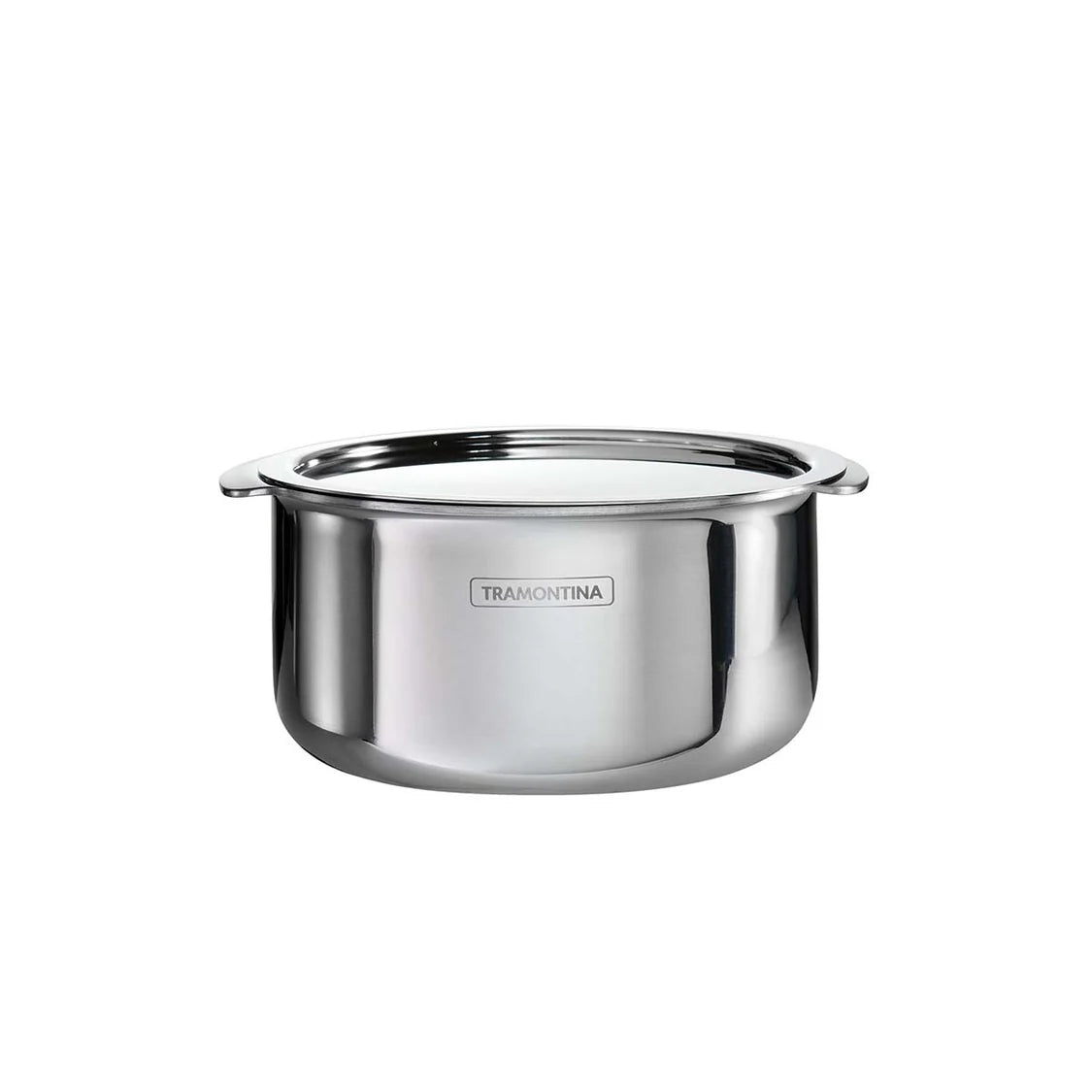 Tramontina Aeion Triply 18cm/2.2L Tope with SS 304 Lid | Healthy, Non Toxic | Extended Grip | Bhagona | Tapeli | Patila | for Boiling Milk/Water | NSF Certified | 10 Year Warranty*