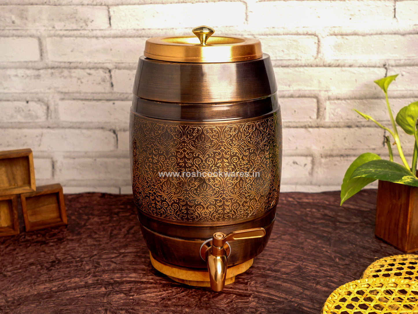 Copper Water Tank - 5 Ltr