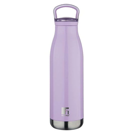 Bergner Walking Thermosteel Hot and Cold Bottle, 720 ml, Purple | Vacuum Insulated | Rust Proof | Leak Proof | Tea | Coffee | Juice