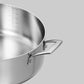 Tramontina Aeion Triply 24cm/4.8 liter Stainless Steel Casserole with SS 304 Lid Healthy, Non Toxic Stock Pot Biryani Pot Sauce Pot Induction Friendly Stay Cool Handle NSF Certified 10 Year Warranty*