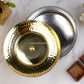 Biryani Handi Curved - Brass - With Kalai .