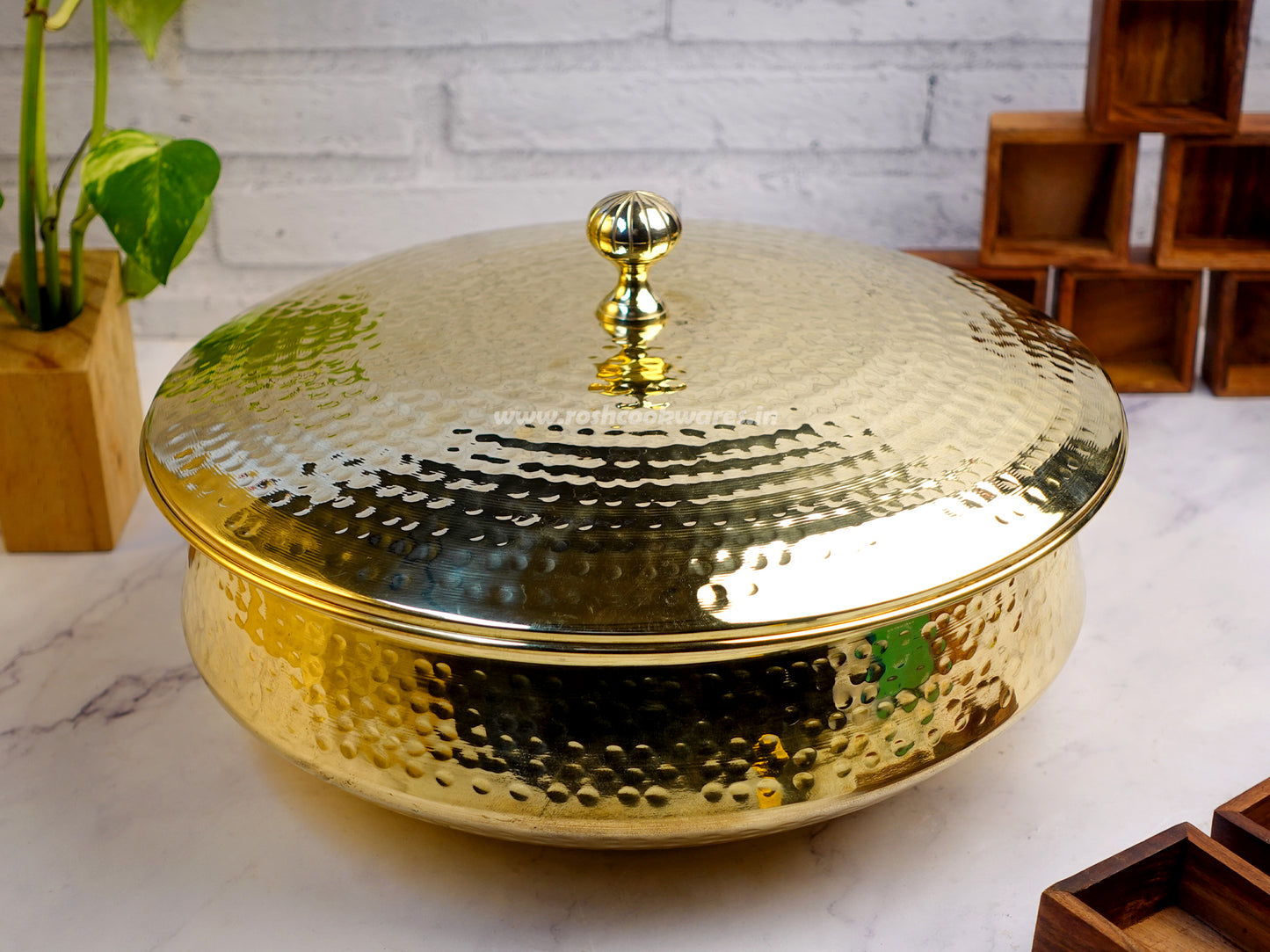 Handi - Biryani  Brass With Tin .