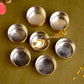 Spice Box - Pooja Box - Brass - Mat Finish - Floral .