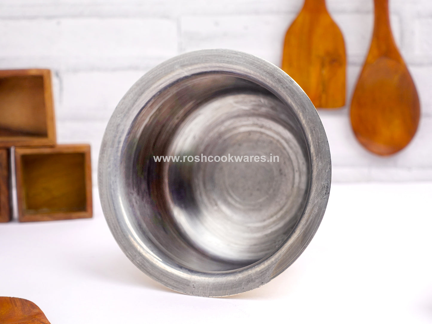 Brass Mini Tope - Venjana Kinnam - Apt for Cooking Serving and Reheating . (With Lid)