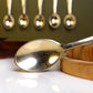 Table Spoon - Set Of 3 - Bronze .