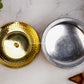 Biryani Handi Curved - Brass - With Kalai .