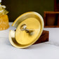 Ghee Pot - Brass With Tin - Hammerred Pattern. Mat Finish.