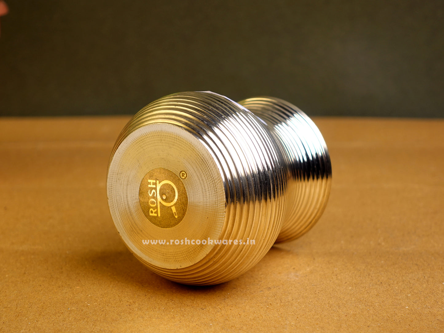 Glass Ring Type - Bronze - Set of 2.