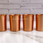 Copper Glass - Set of 4 - Plain.