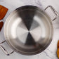 Argent Triply Multi Kadai with lid and 6 plates, 2 Idli palate, 1 cavity appam plate, 1 steam plate, 2 patra plate