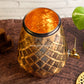 Copper Water Tank - 5 Ltr - Conical Self Print Diamond.