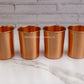 Copper Glass - Set of 4 - Plain.