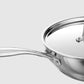 TRAMONTINA Aeion Triply 26cm/3.7L Wok with SS304 Lid Stir-Fry | Saute | Noodles | Fried Rice | Induction Friendly | Stay Cool Handle | NSF Certified | 10 Year Warranty*