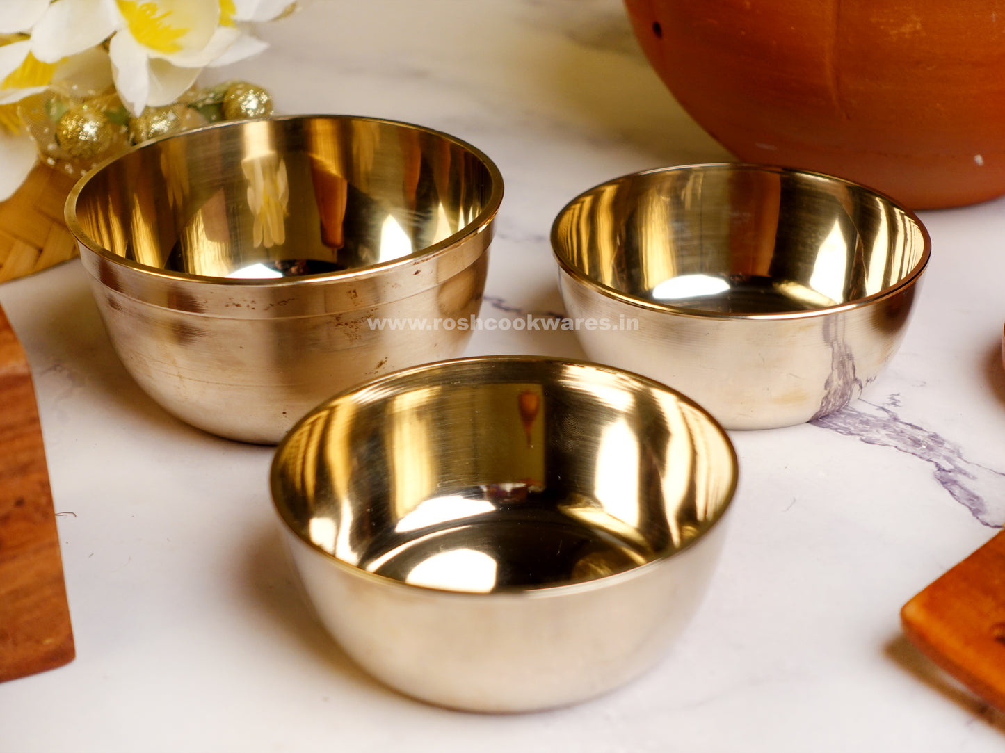 Thali Set - Kansa - 6 Pcs Set ..