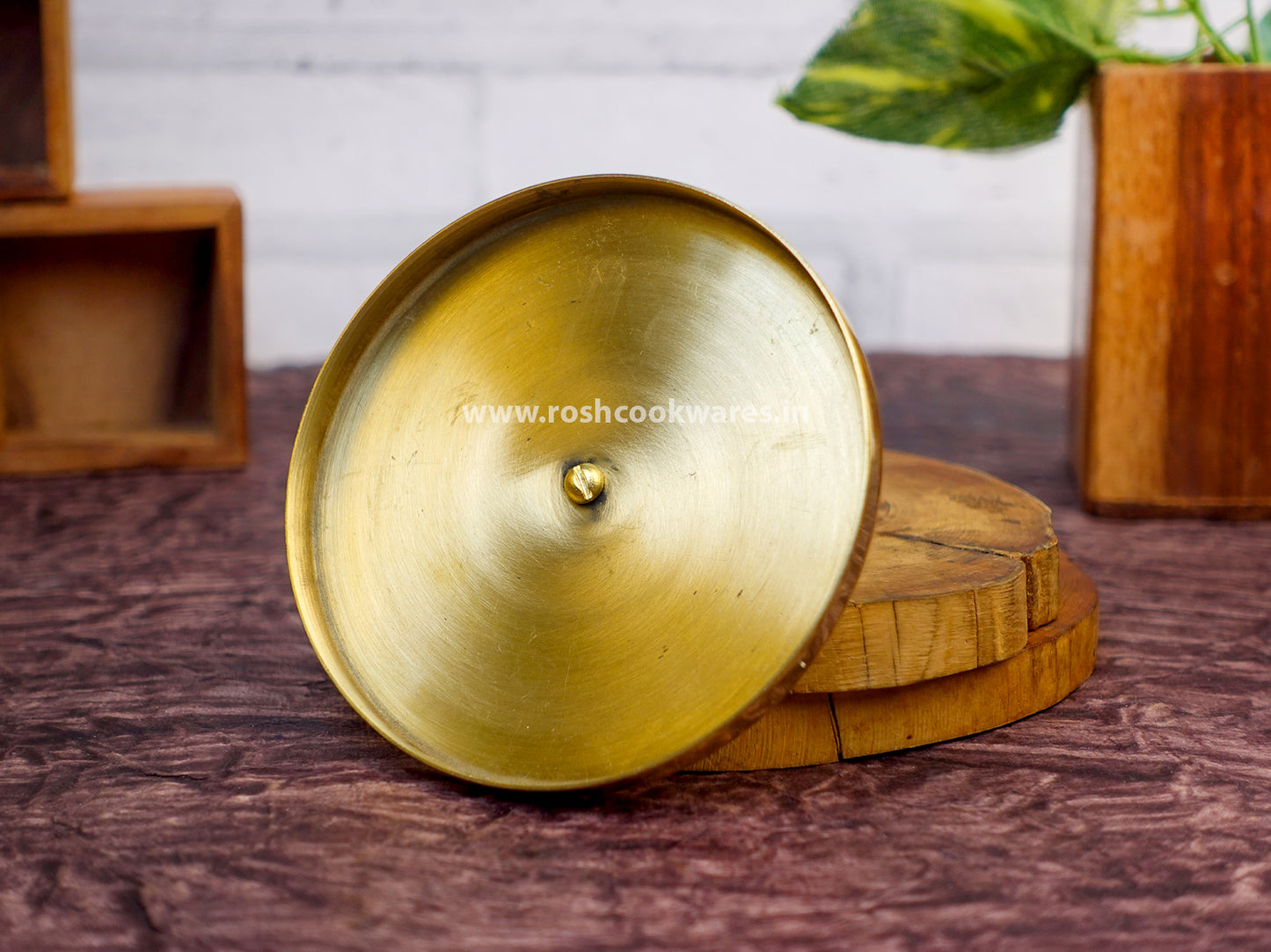 Copper Glass - Heavy -  Bed Side - With Brass Lid - Life Time Product.