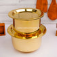 Brass Mini Tope - Venjana Kinnam - Apt for Cooking Serving and Reheating . (With Lid)