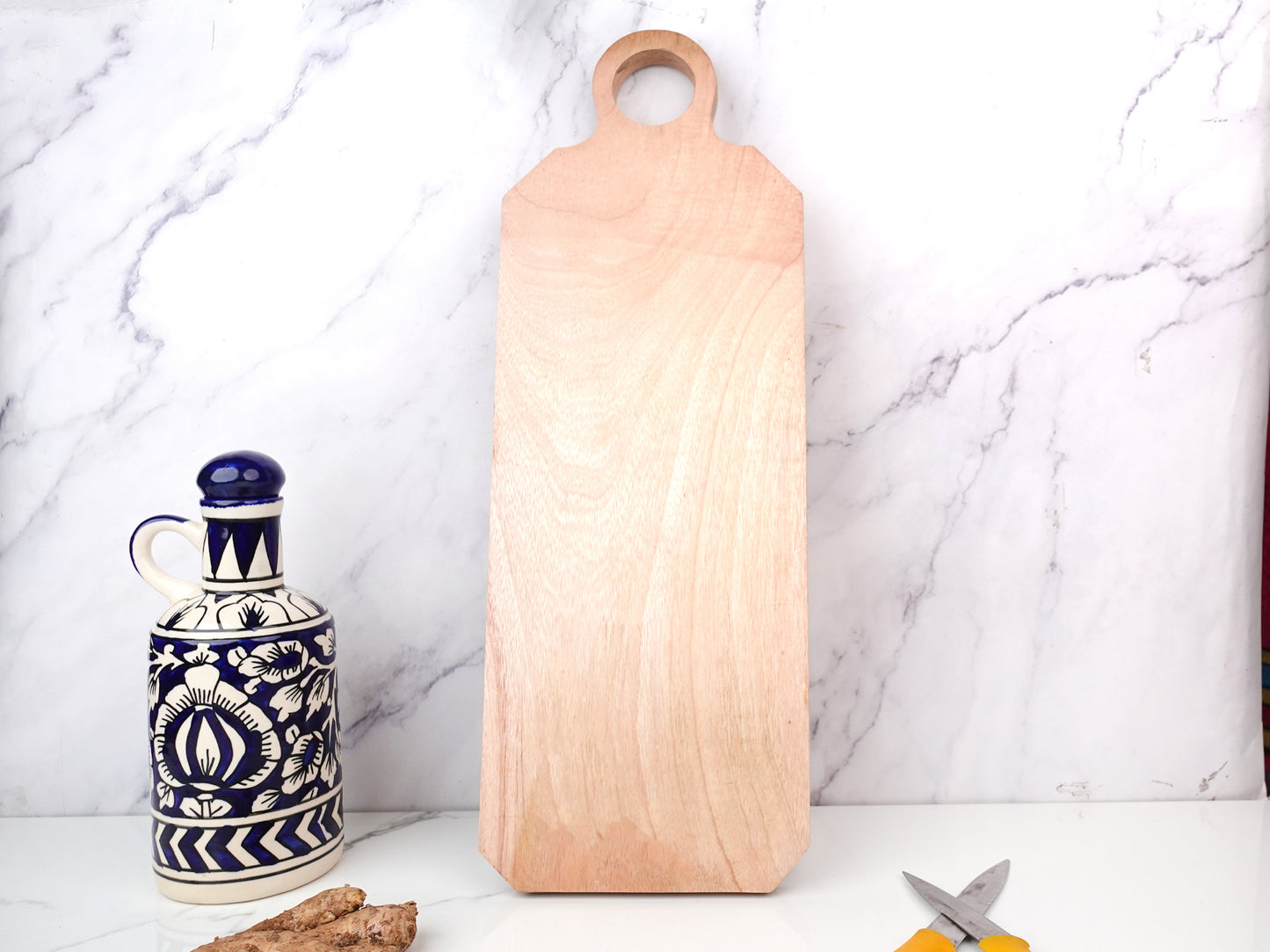 Chopping Board - Wooden - Single - Mango Wood - Single Sheet Cut - 20*7 Inch