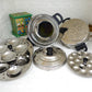 Idly Cooker - Steel - (Straight Body ) - 3 Plates 12 Pit Idli - 1 Plate Mini Idli -1 Steamer . . Plain Bottom .