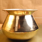 Pongal panai - Brass - With Tin Coating (Kalai) - Vennai Chatti .