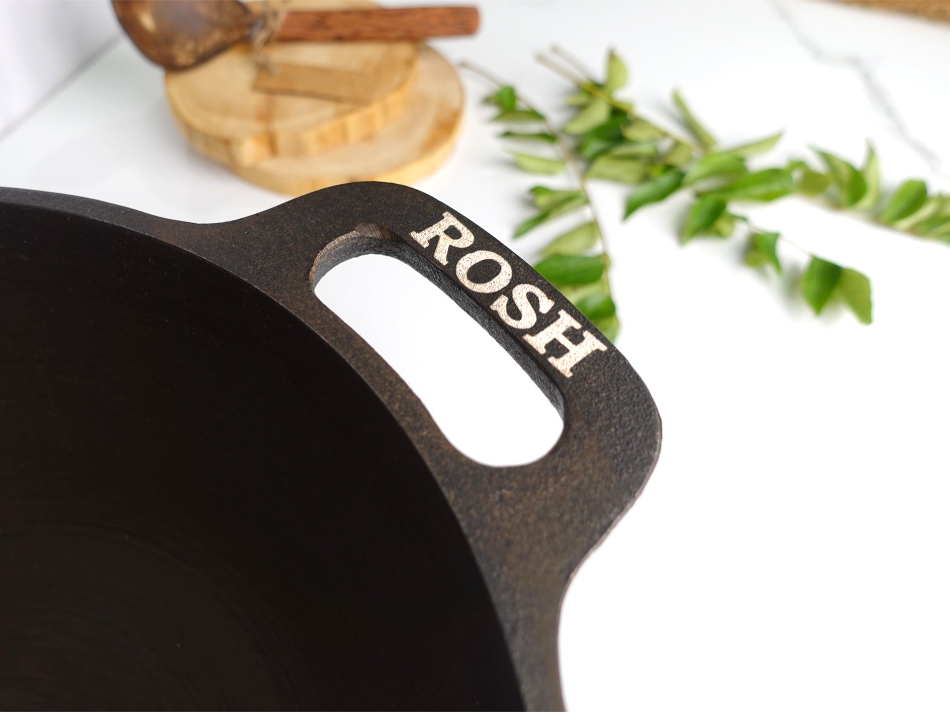 Dosa Tawa - Cast Iron - Double Handle - Grinded. – Rosh Cookwares.