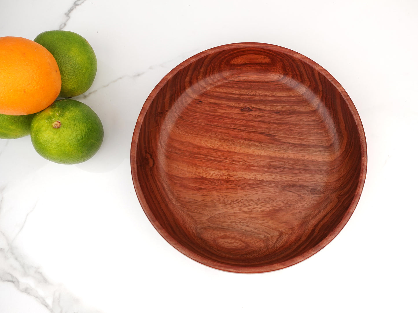 Wooden Kneeding Bowl - Platter Serving Bowl - Fruit Bowl .
