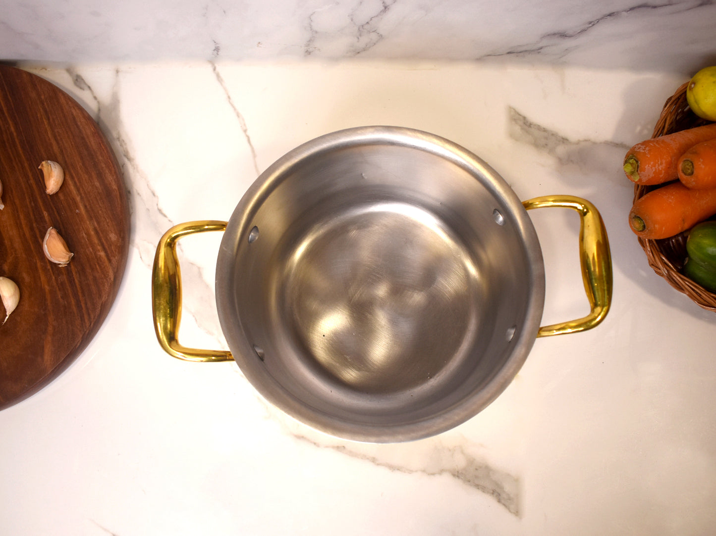 Brass Stock Pot - Tin Coated .