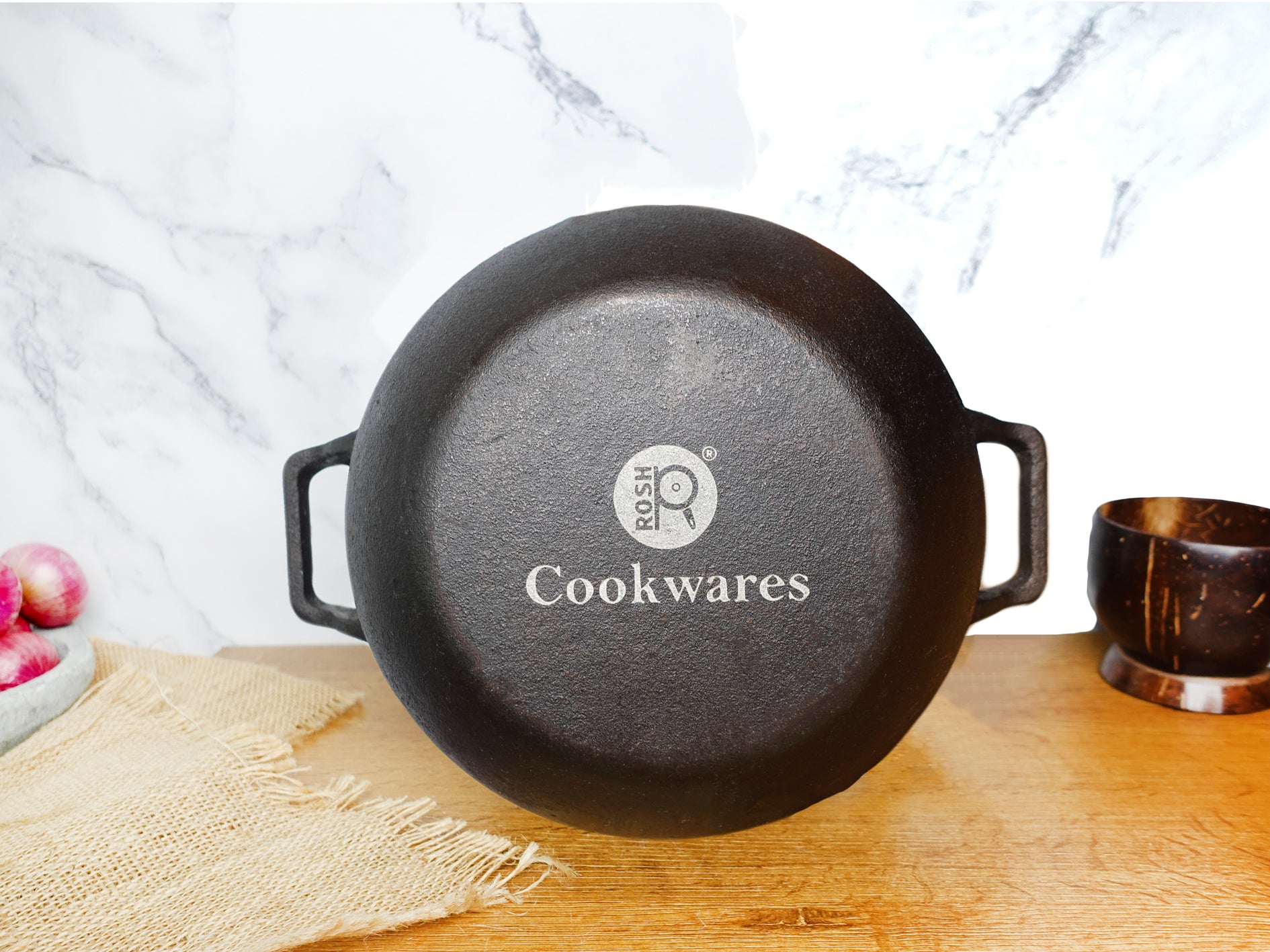 Combo Offer - 18 - Dosa Tawa - Cast Iron - Single Handle - Grinded - G –  Rosh Cookwares.