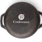 Kadai Cast Iron - Grinded Shallow - With Lid .