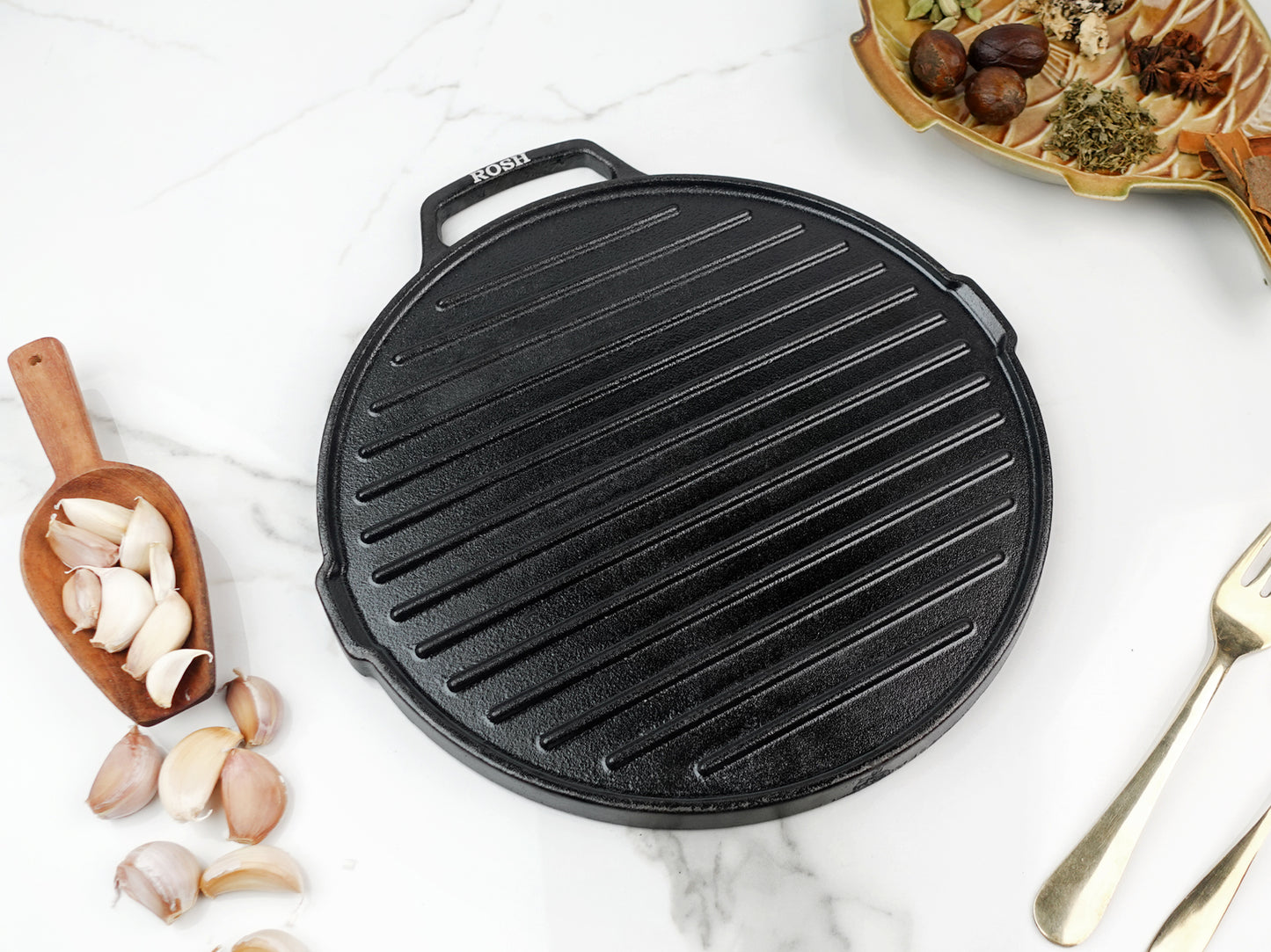 Grill Pan - Reversable. (2 In 1 ) - Round .